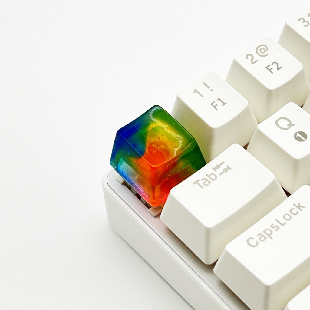 【キーキャップ】虹の雫