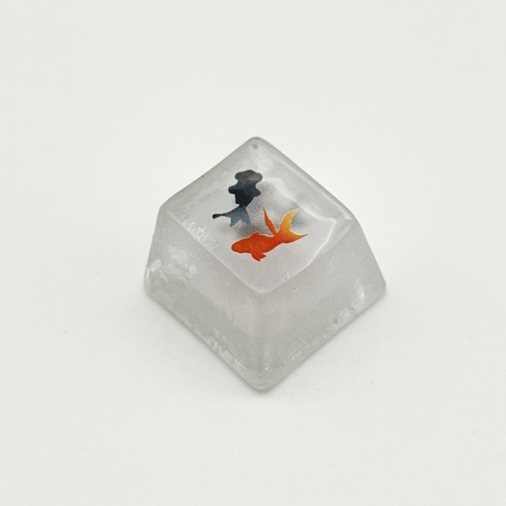 【キーキャップ】金魚と雲海