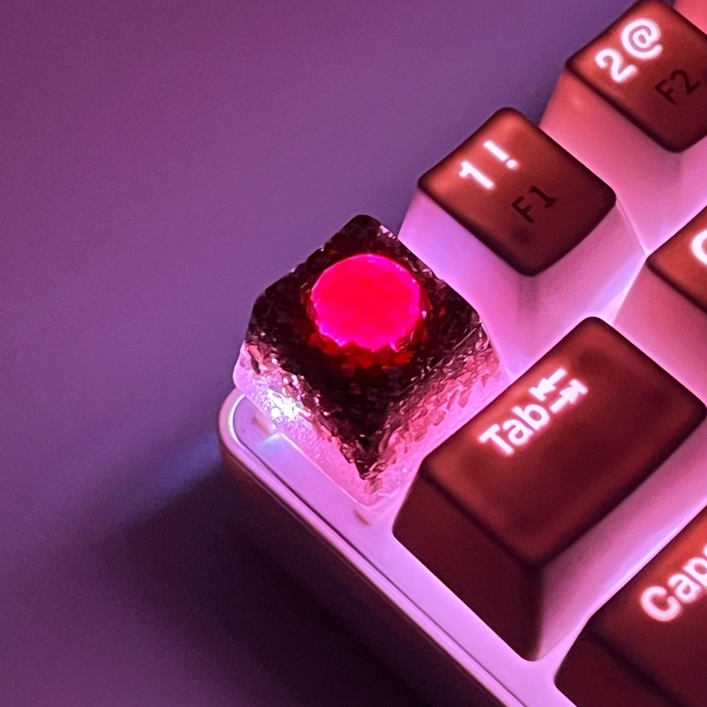 【キーキャップ】ルビー