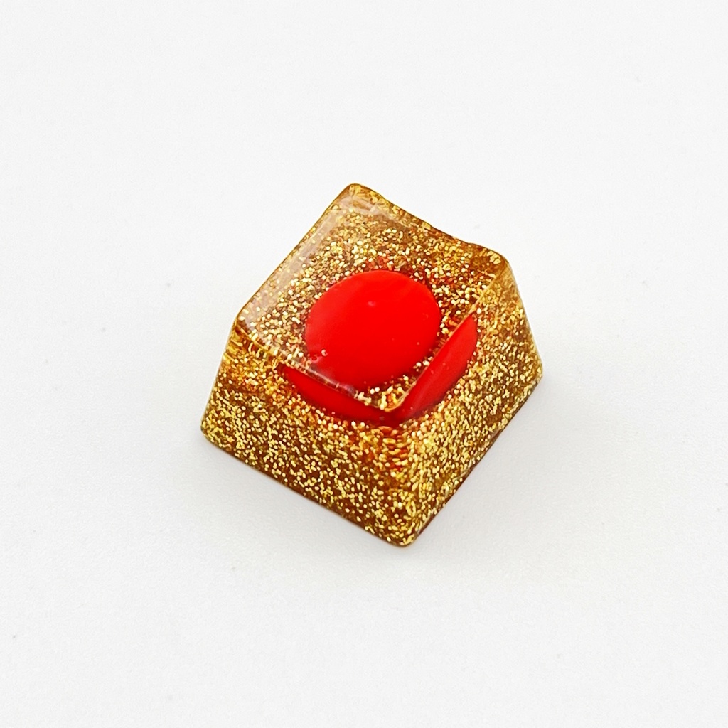 【キーキャップ】黄金と宝石