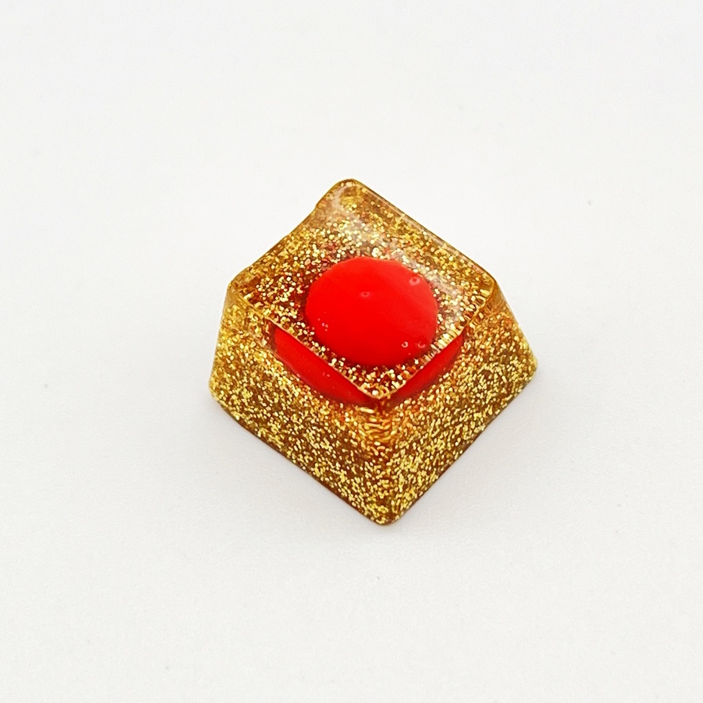 【キーキャップ】黄金と宝石