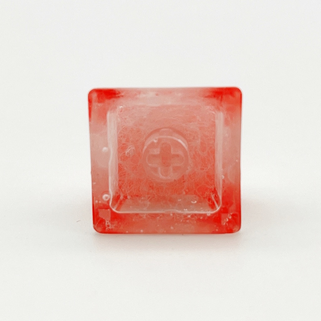 【キーキャップ】かき氷 - いちごシロップ