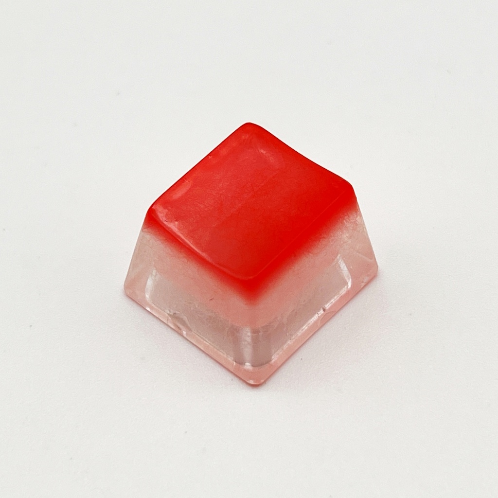 【キーキャップ】かき氷 - いちごシロップ