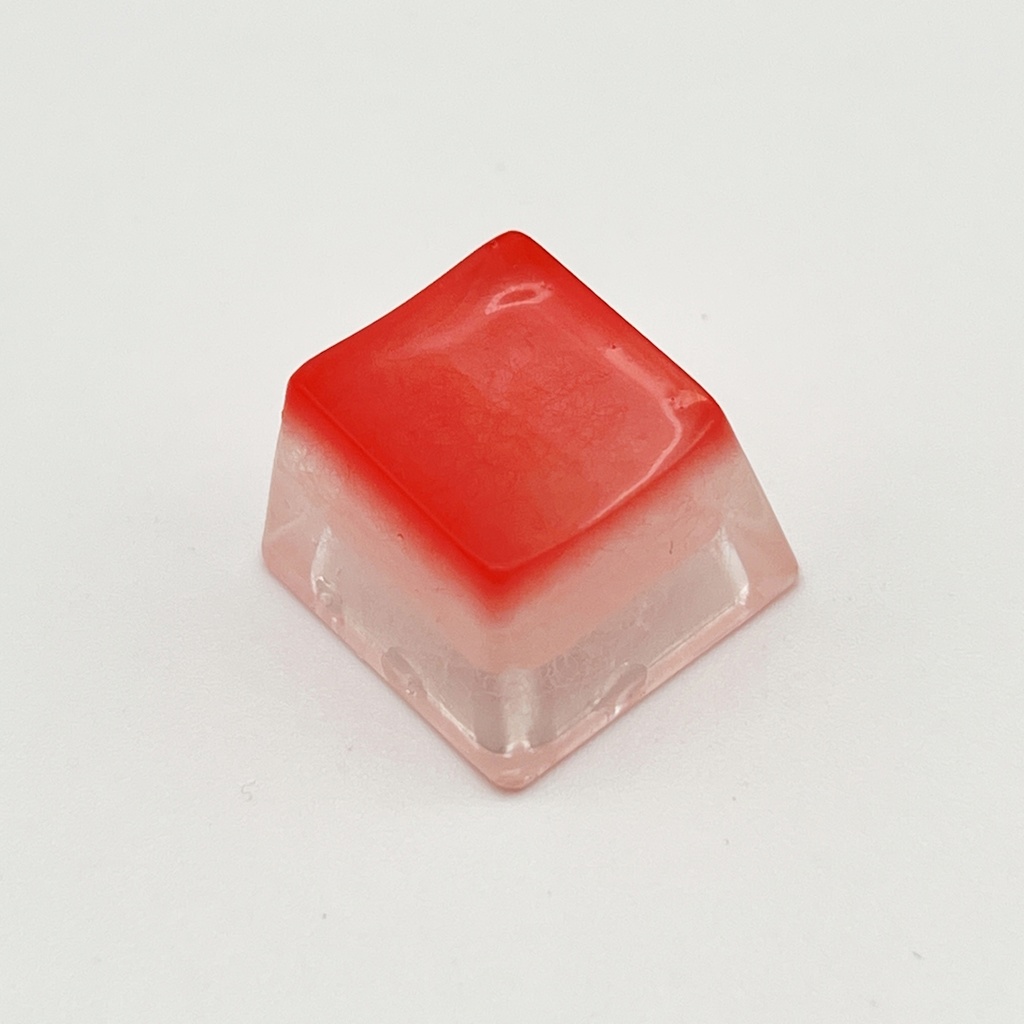 【キーキャップ】かき氷 - いちごシロップ