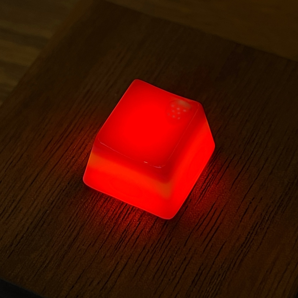 【キーキャップ】いちごムース