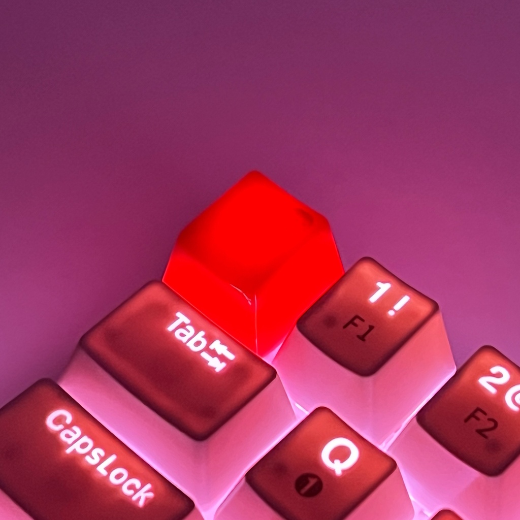 【キーキャップ】いちごムース