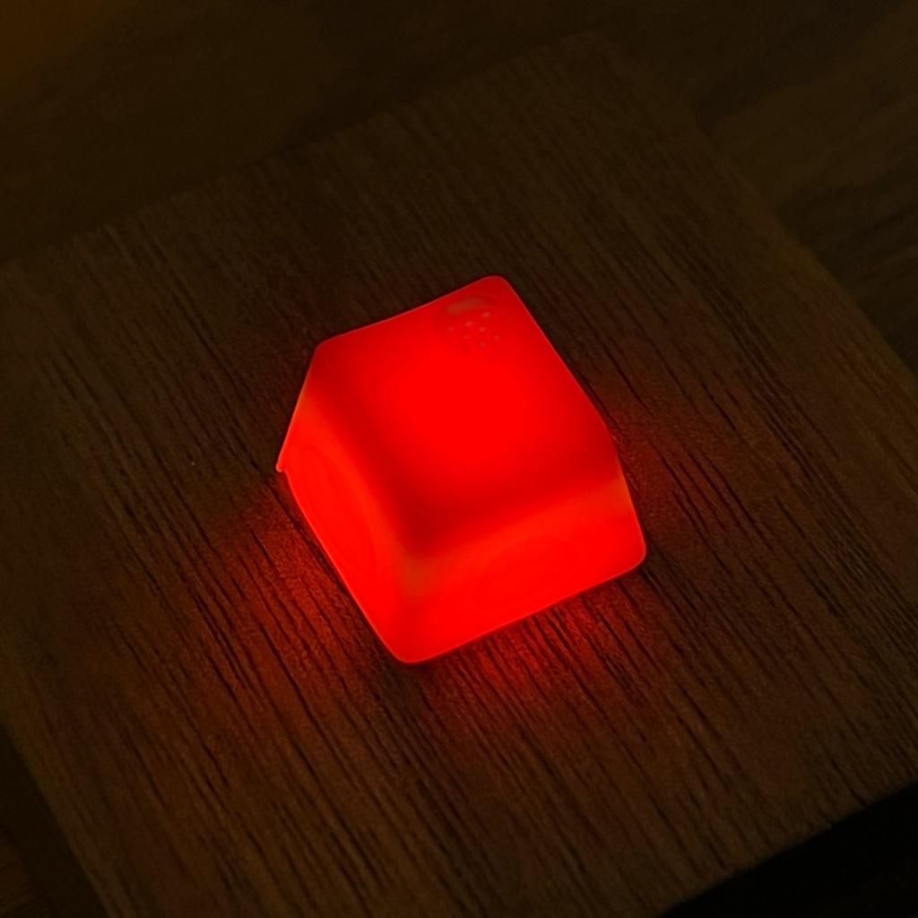 【キーキャップ】いちごムース