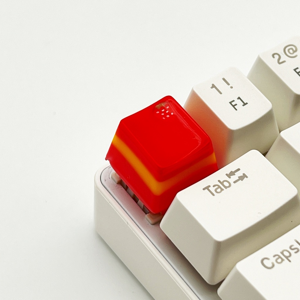 【キーキャップ】いちごムース