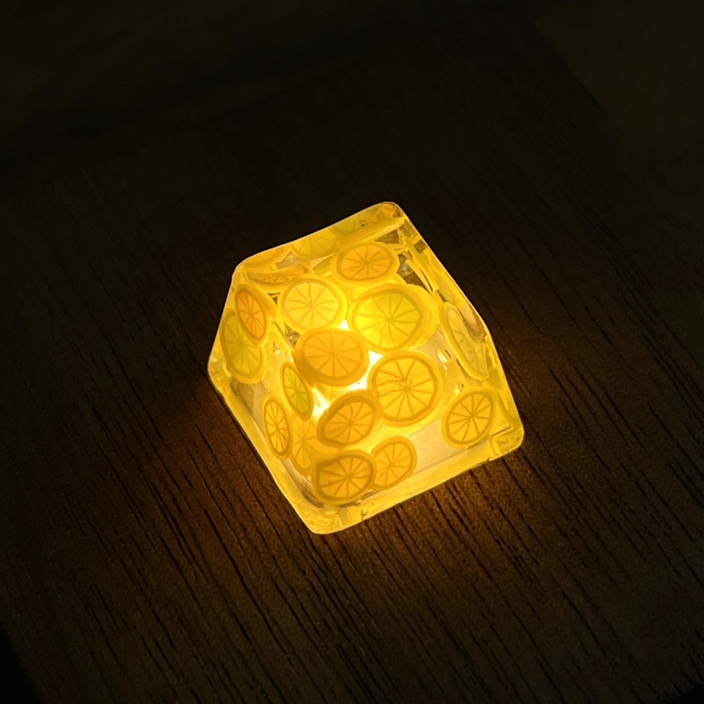 【キーキャップ】レモンもりだくさん