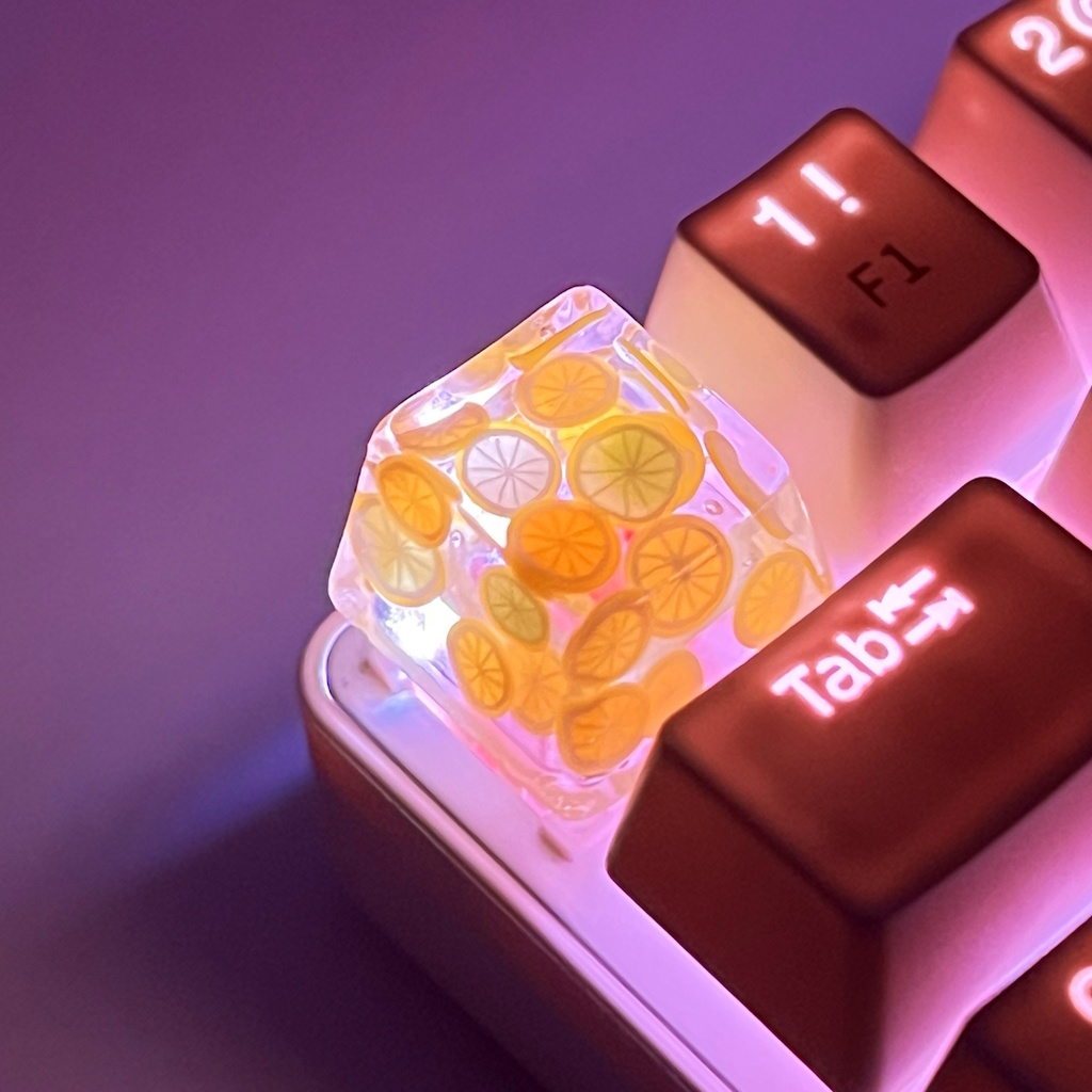 【キーキャップ】レモンもりだくさん