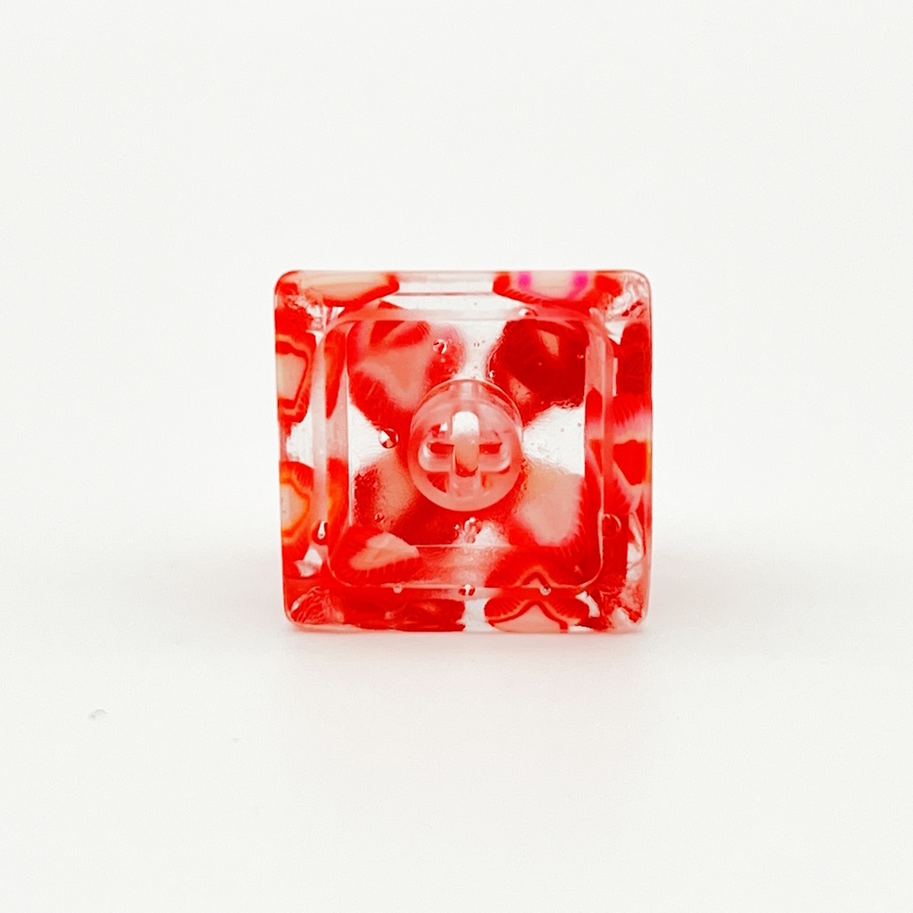 【キーキャップ】いちごもりだくさん