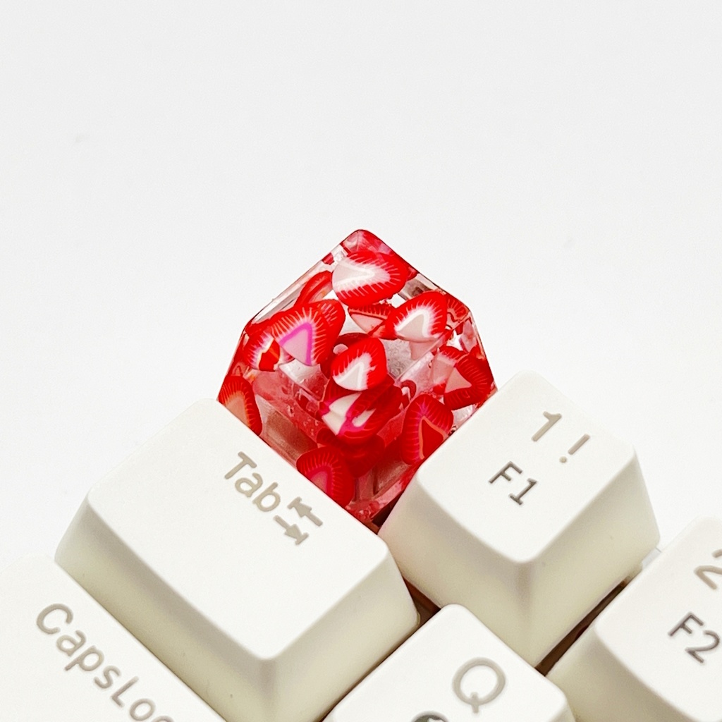 【キーキャップ】いちごもりだくさん