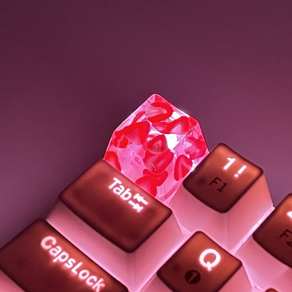 【キーキャップ】いちごもりだくさん