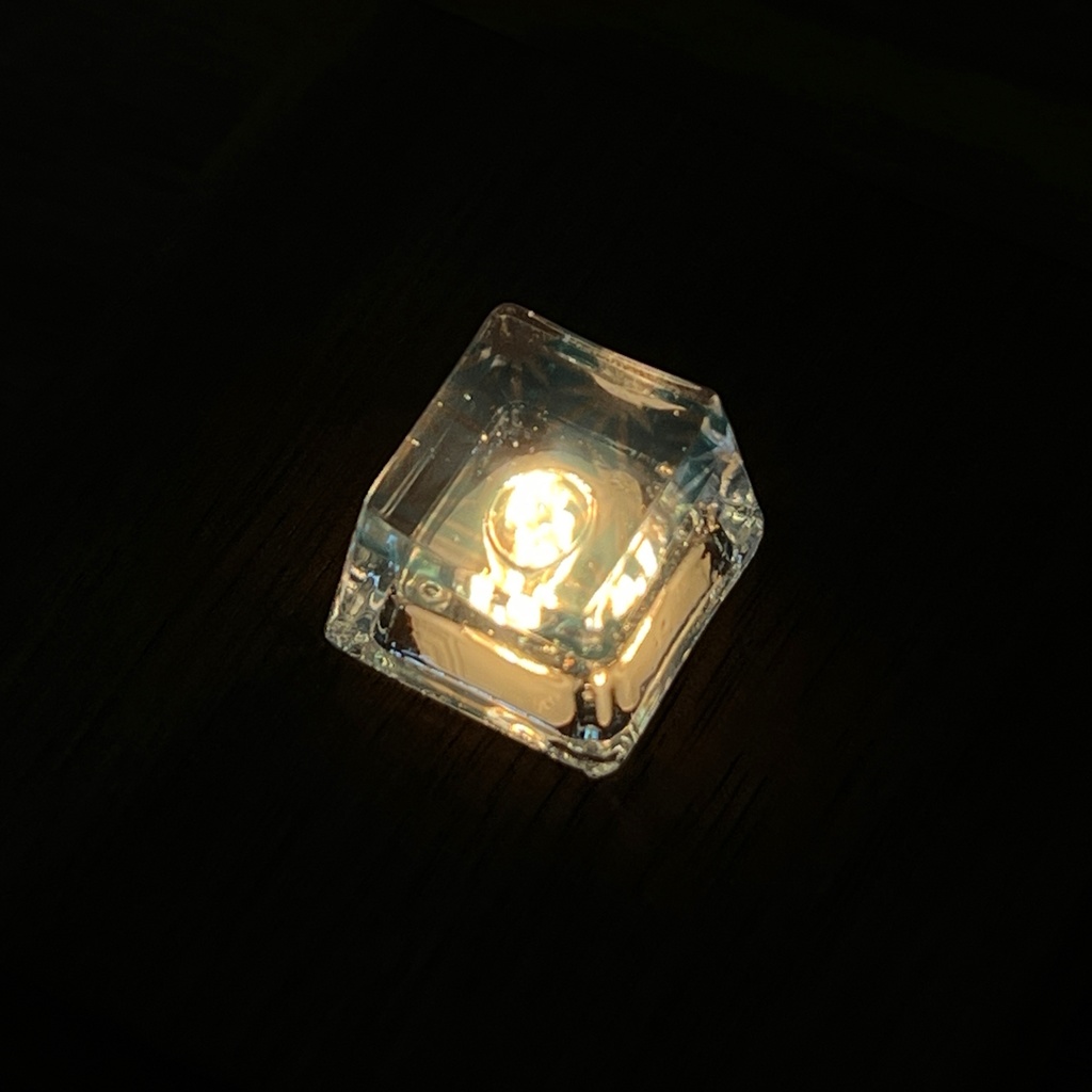 【キーキャップ】切子(緑)