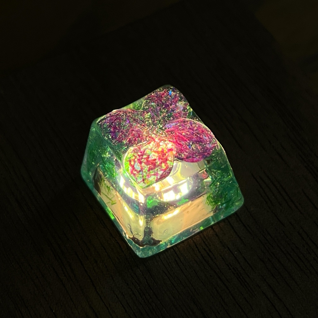 【キーキャップ】紫陽花