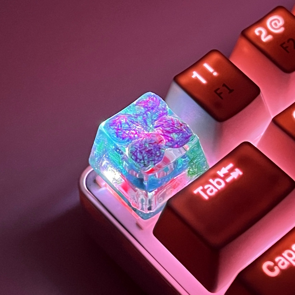 【キーキャップ】紫陽花