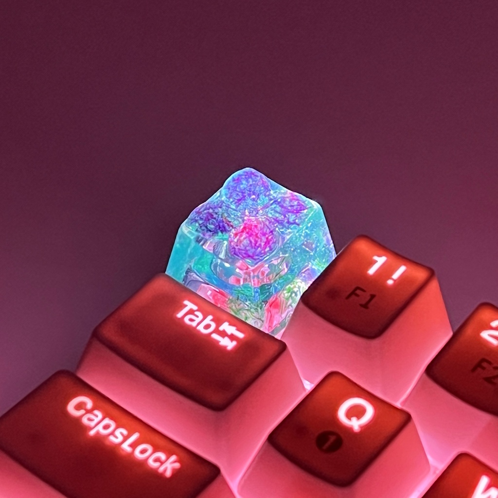 【キーキャップ】紫陽花