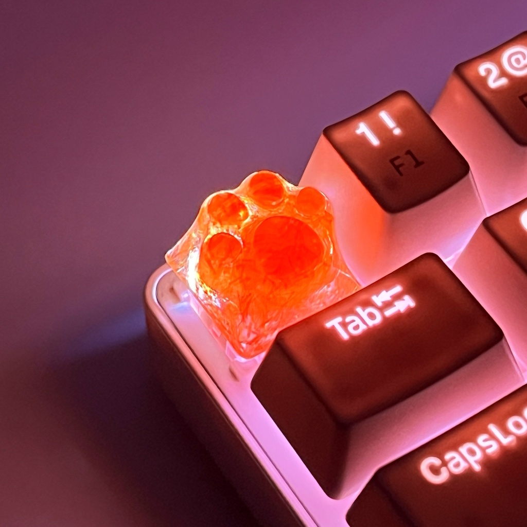 【キーキャップ】肉球マーマレード