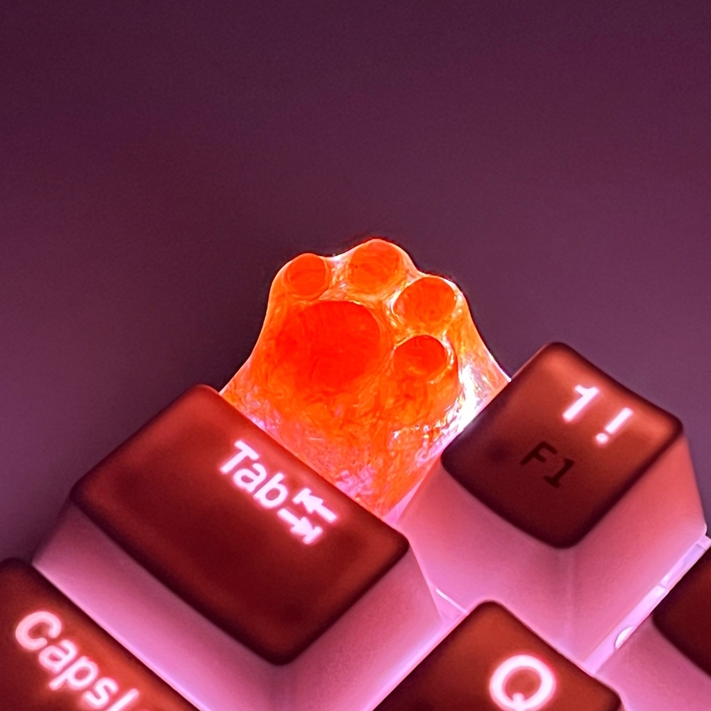 【キーキャップ】肉球マーマレード