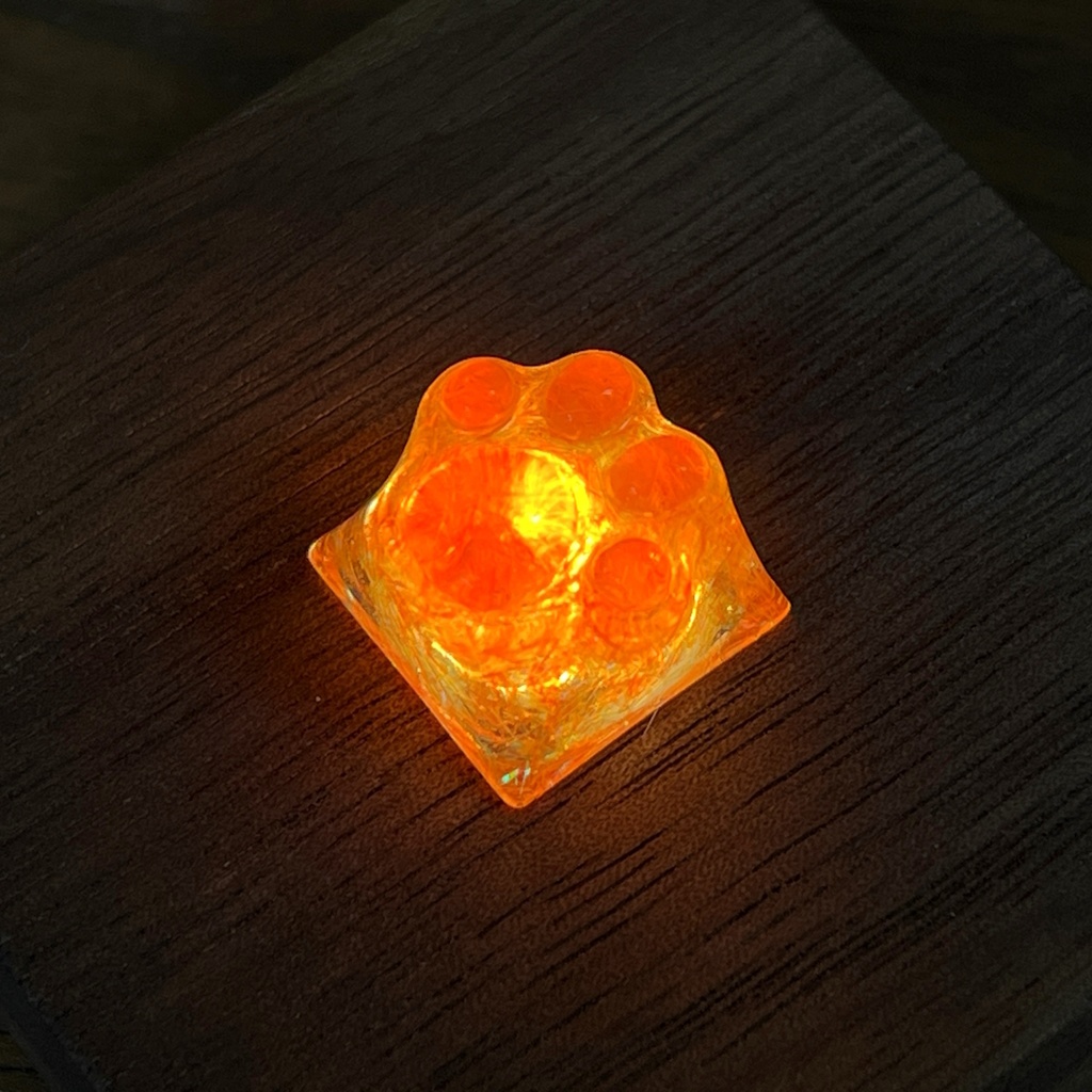 【キーキャップ】肉球マーマレード