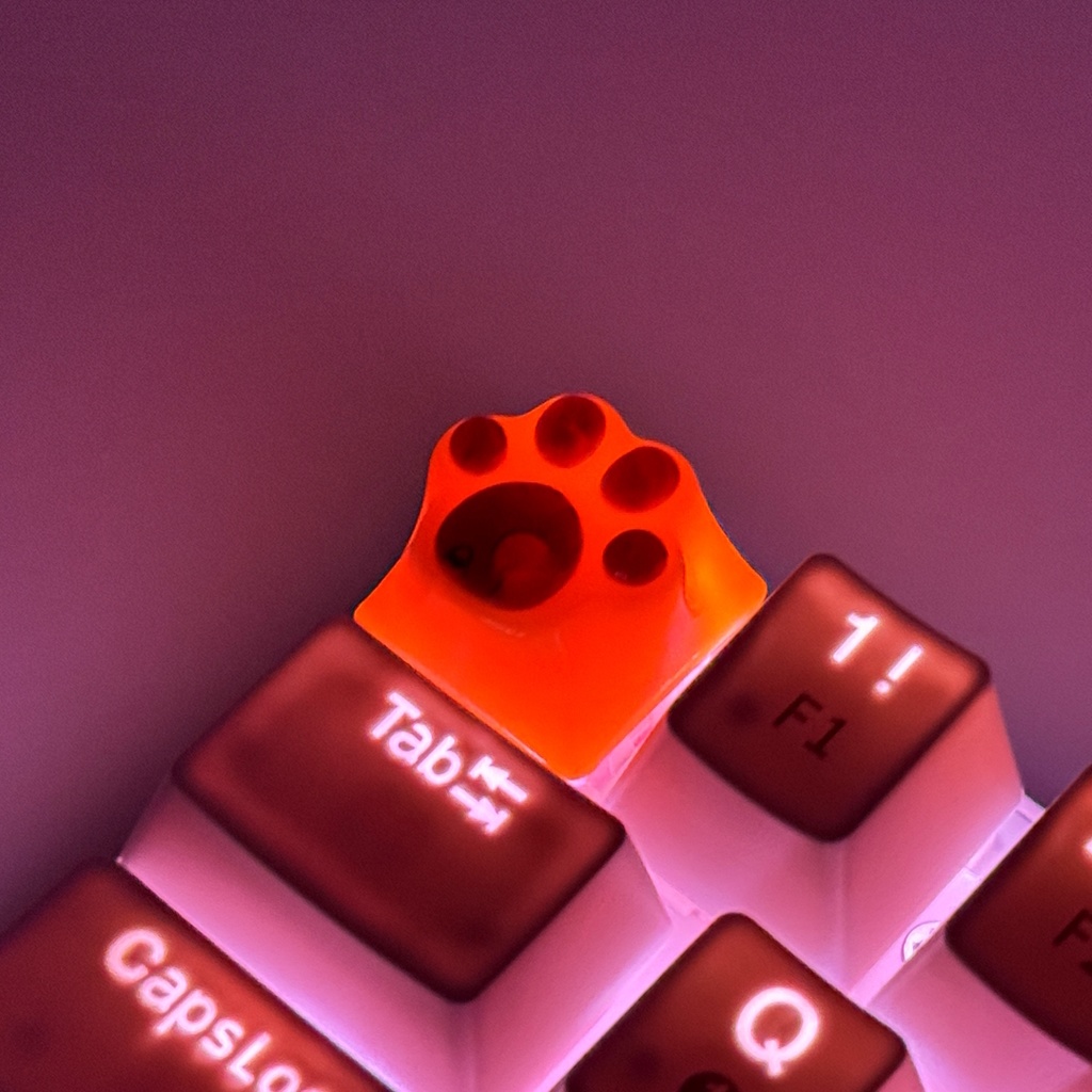 【キーキャップ】肉球プリン