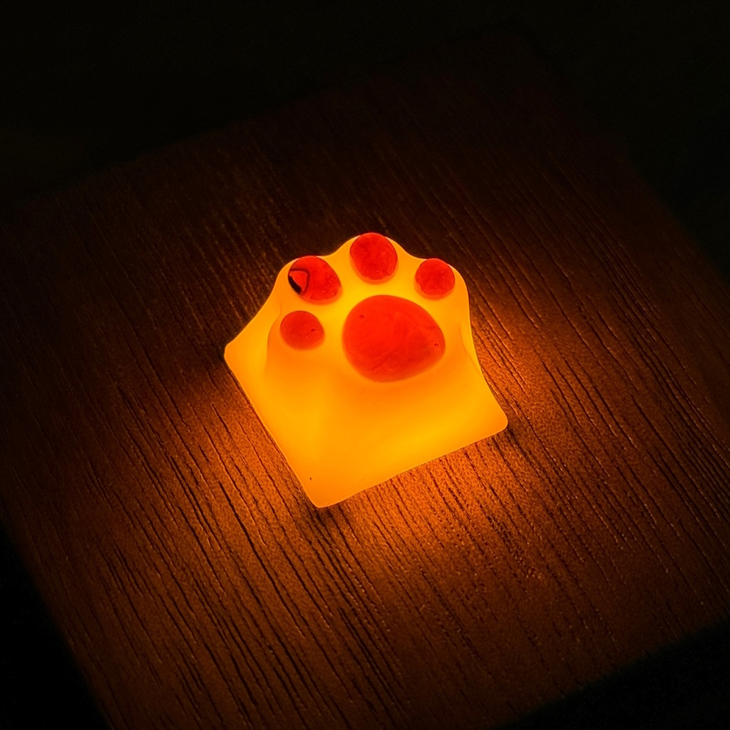 【キーキャップ】肉球プリン