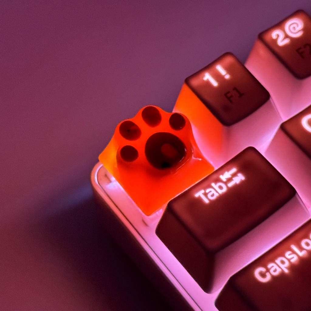 【キーキャップ】肉球プリン