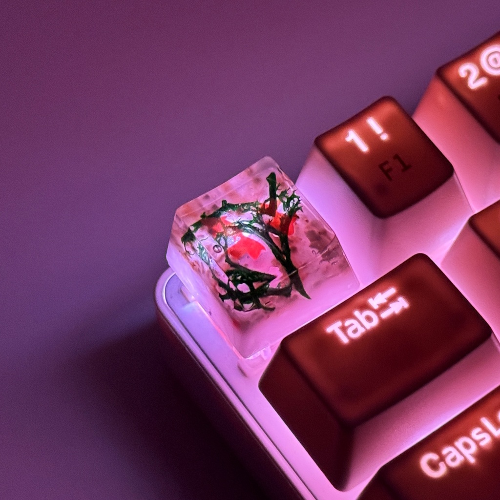 【キーキャップ】金魚2匹