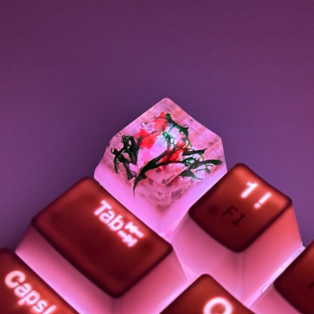 【キーキャップ】金魚2匹