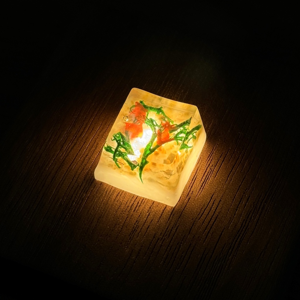 【キーキャップ】金魚2匹