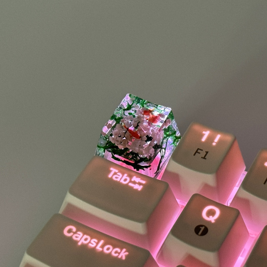 【キーキャップ】金魚2匹_02