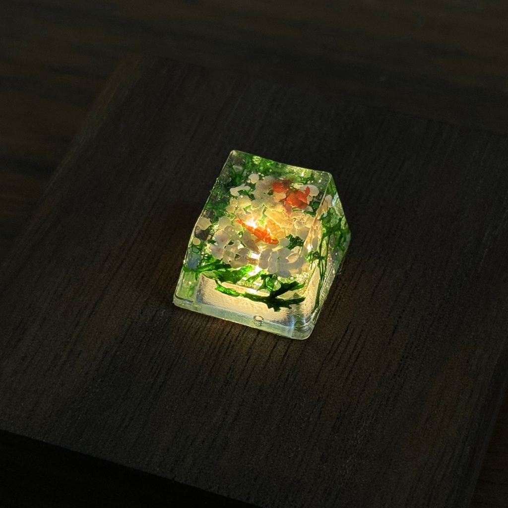 【キーキャップ】金魚2匹_02