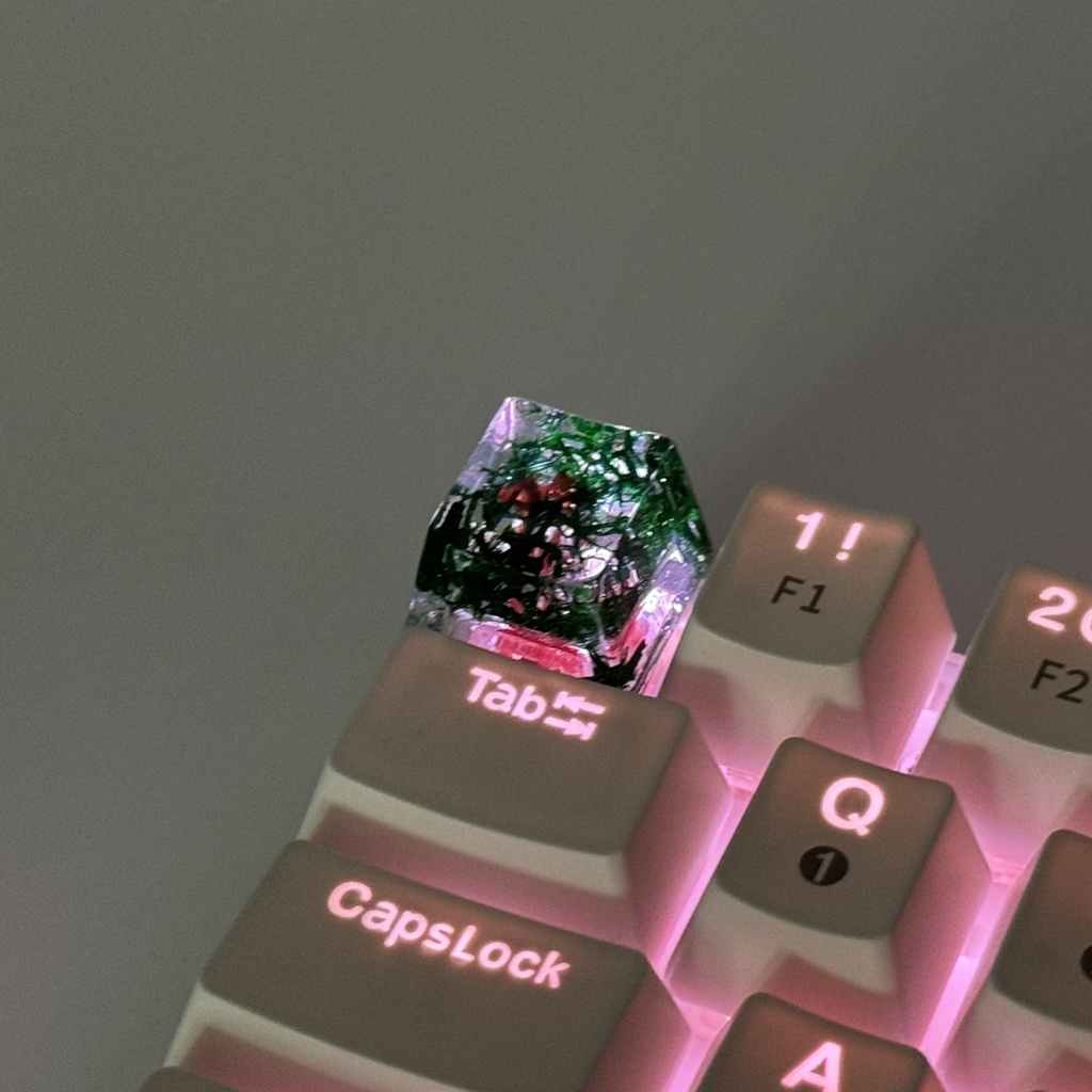 【キーキャップ】金魚と水草_02