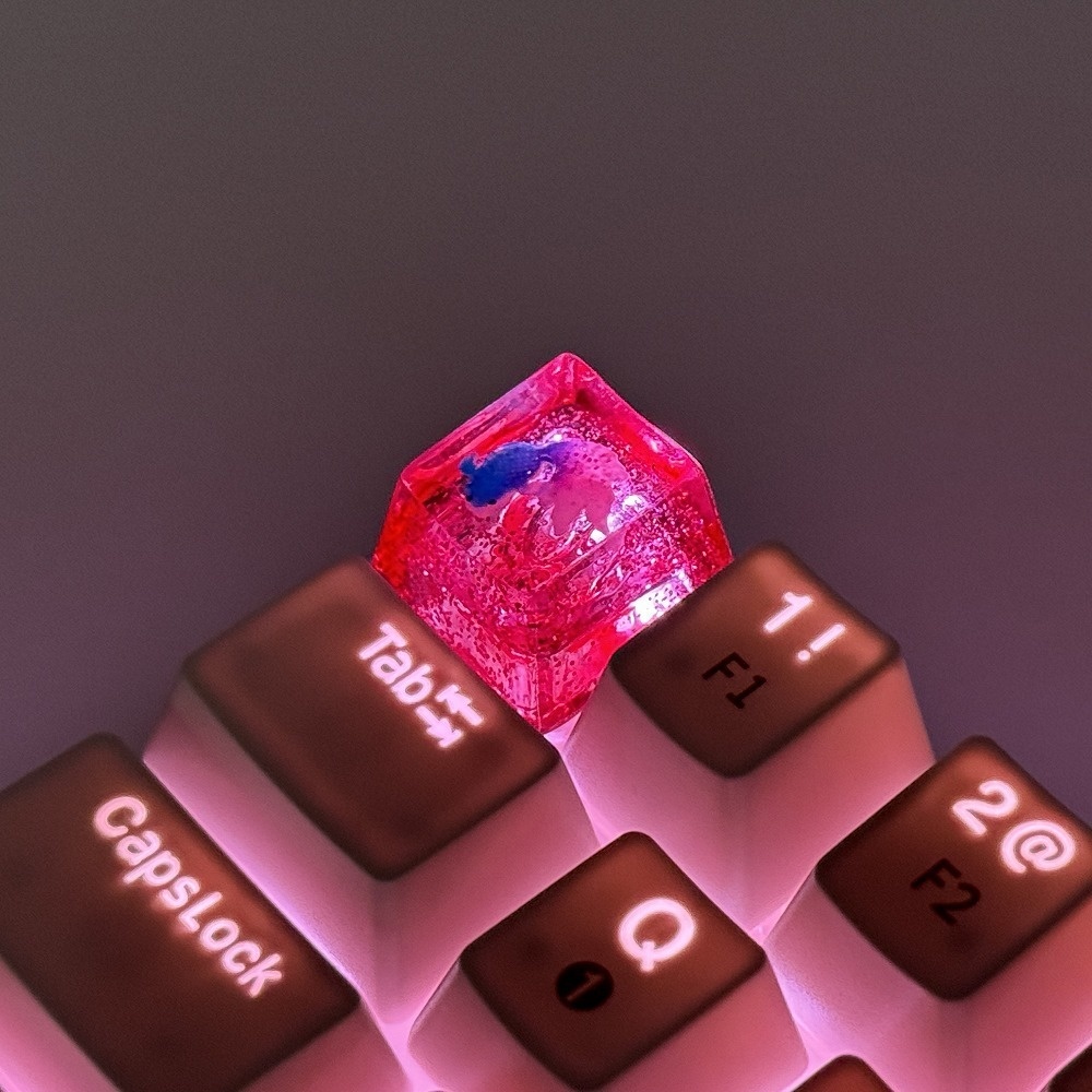 【キーキャップ】青金魚