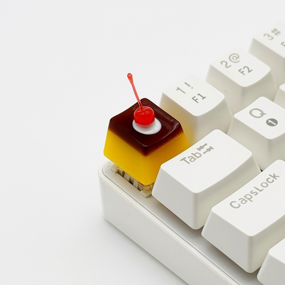 【キーキャップ】カスタードプリン