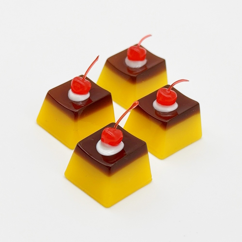 【キーキャップ】カスタードプリン