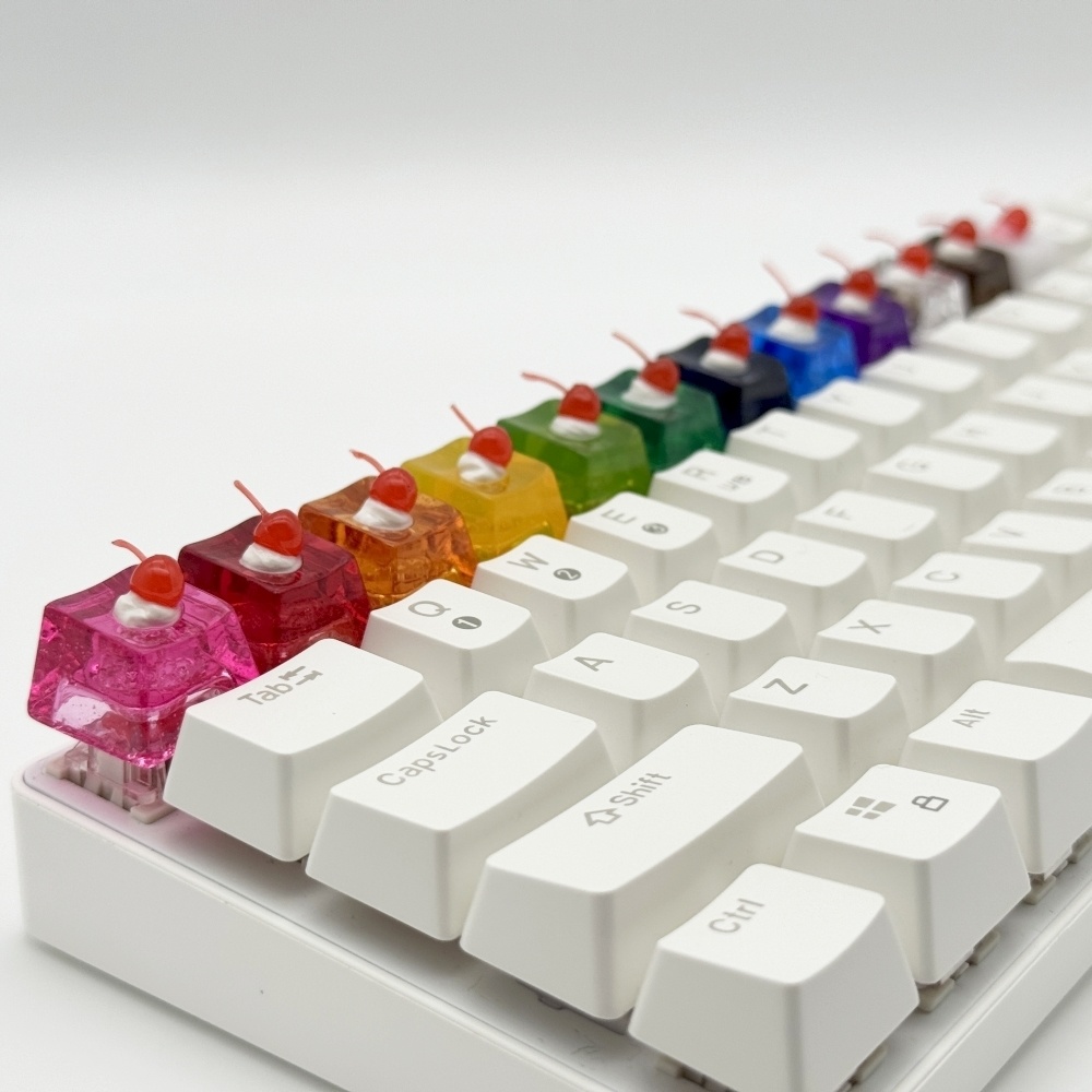 カラフル推しソーダキーキャップ