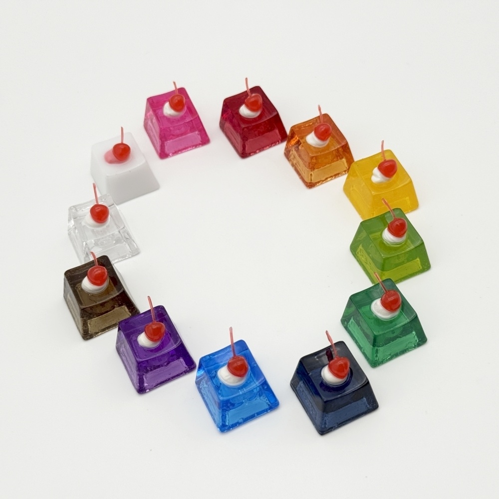 カラフル推しソーダキーキャップ