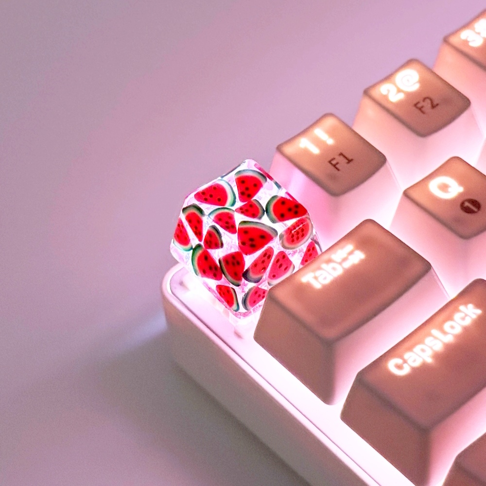 【キーキャップ】すいかもりだくさん