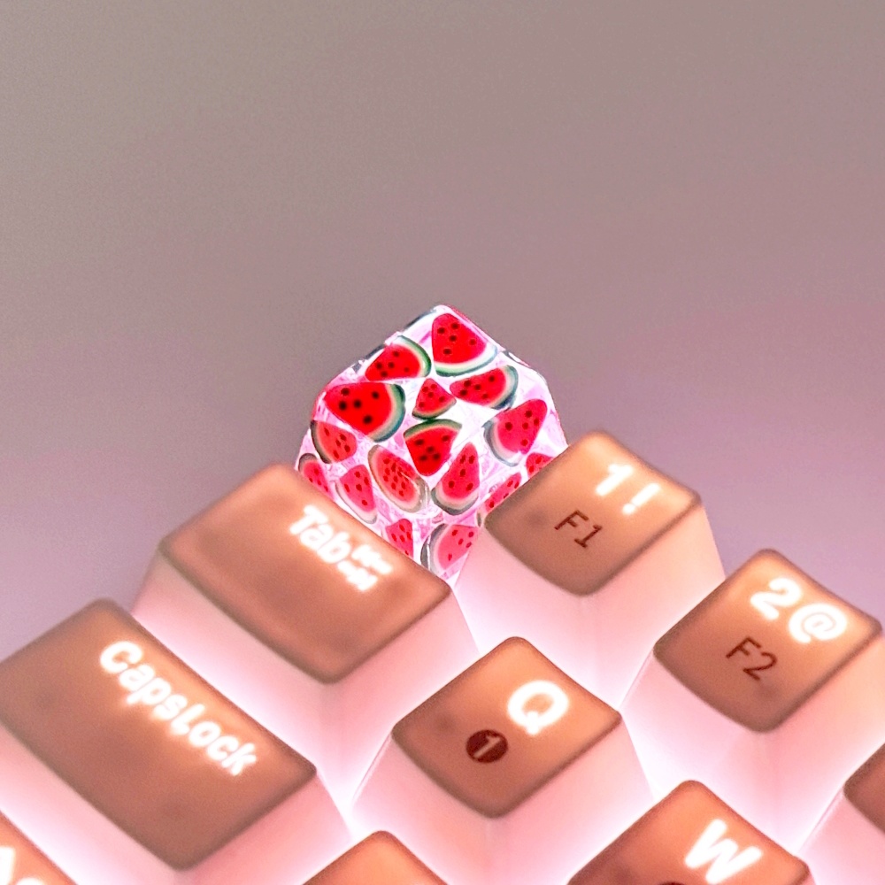 【キーキャップ】すいかもりだくさん