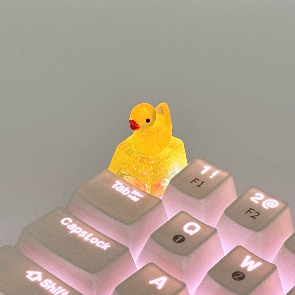 カラフルあひるキーキャップ