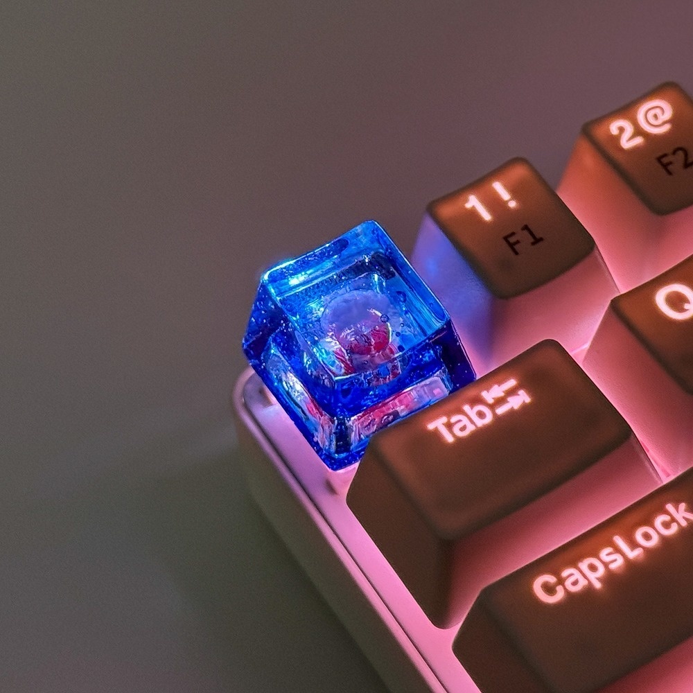 【キーキャップ】青幻クラゲ