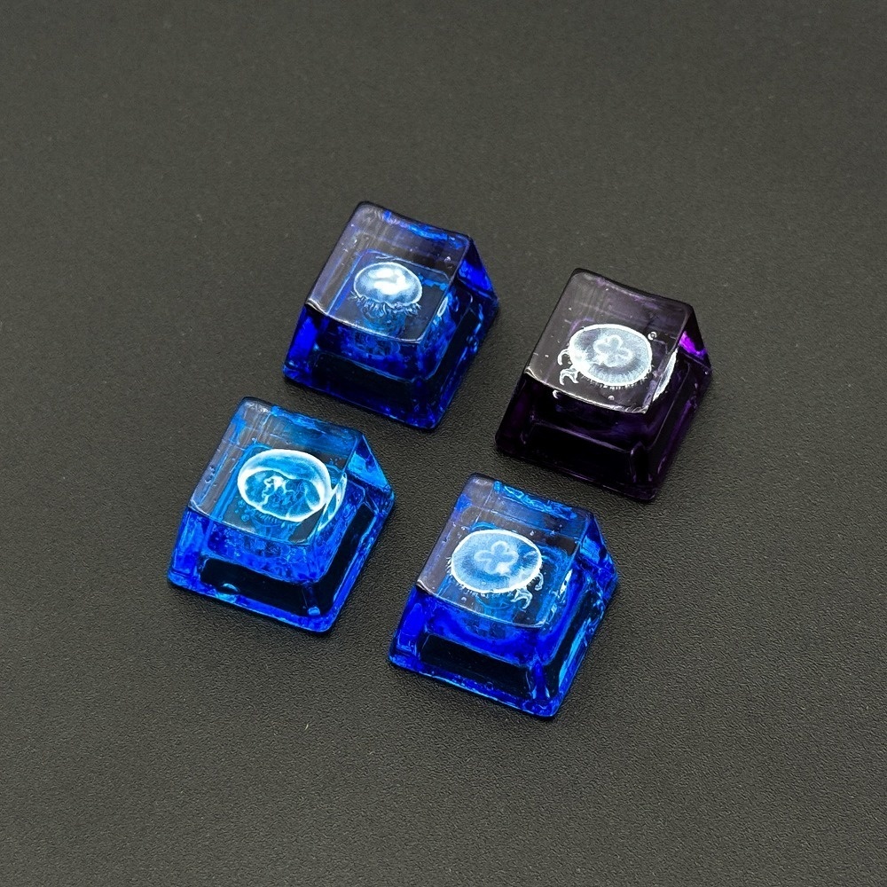 【キーキャップ】青幻クラゲ