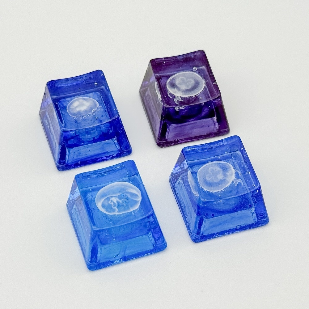 【キーキャップ】青幻クラゲ