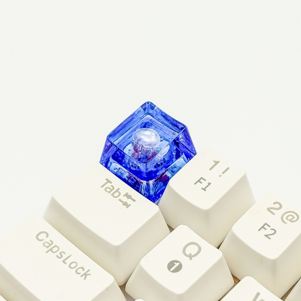 【キーキャップ】青幻クラゲ