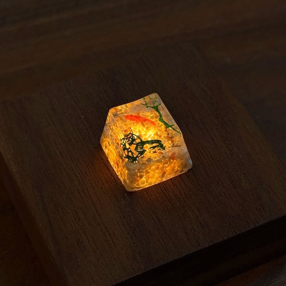 【キーキャップ/Keycap】ゆらめき金魚/Shimmering Goldfish