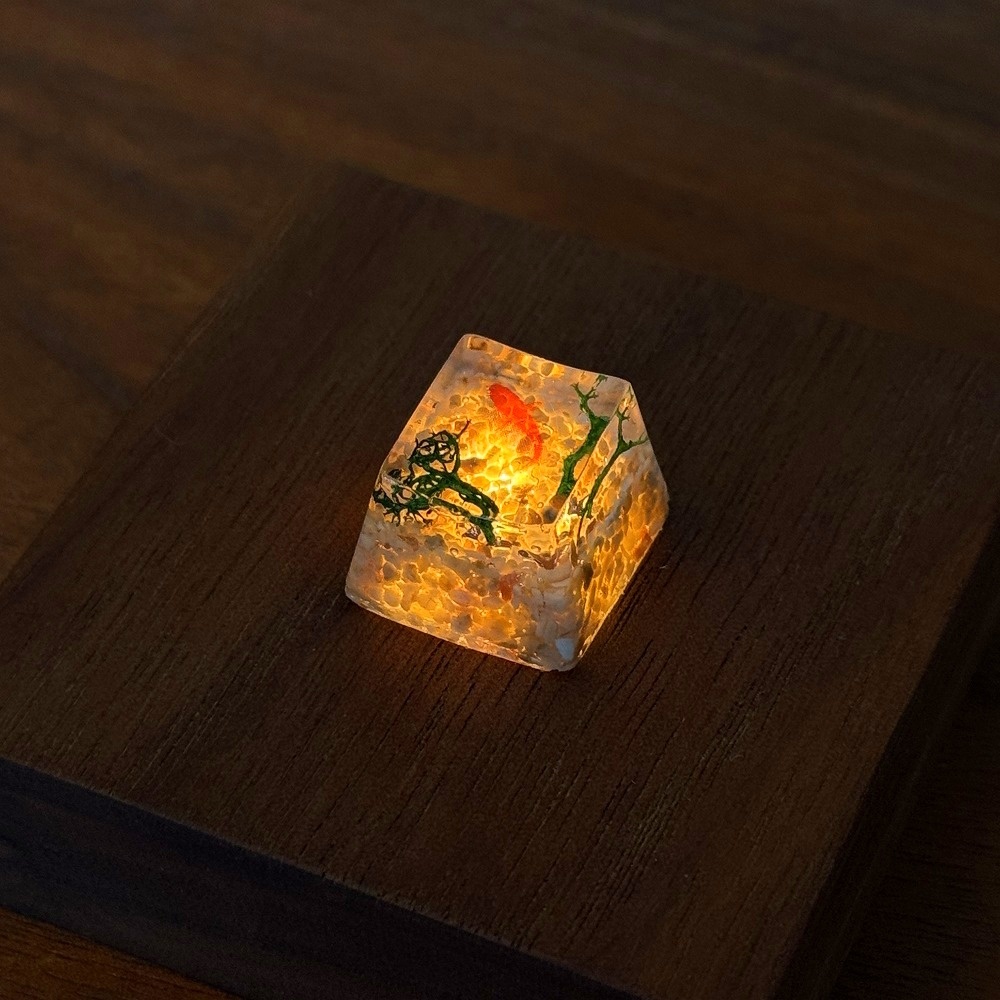 【キーキャップ/Keycap】ゆらめき金魚/Shimmering Goldfish