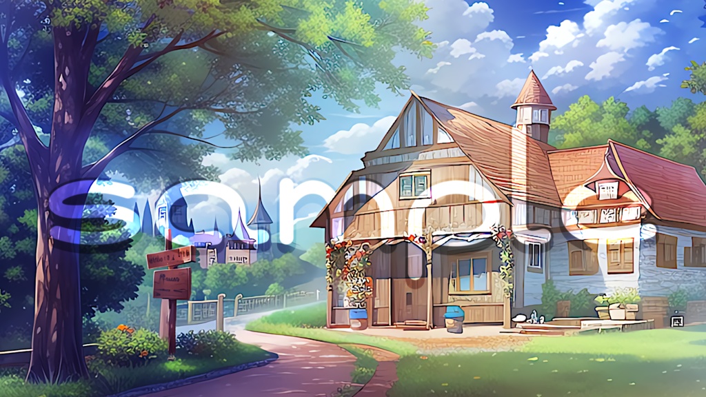 道中の宿屋 差分有り【ファンタジー背景】