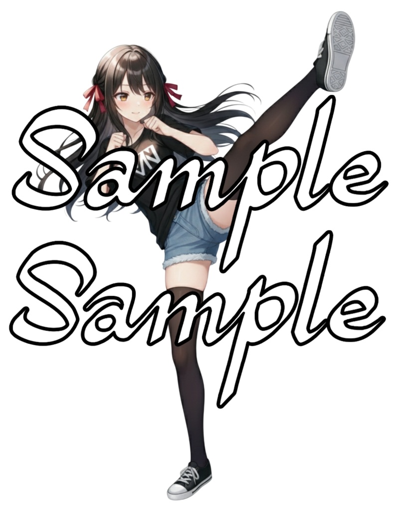 AIキャラ素材集 葉山結菜立ち絵30枚セット(ポーズ差分30種)