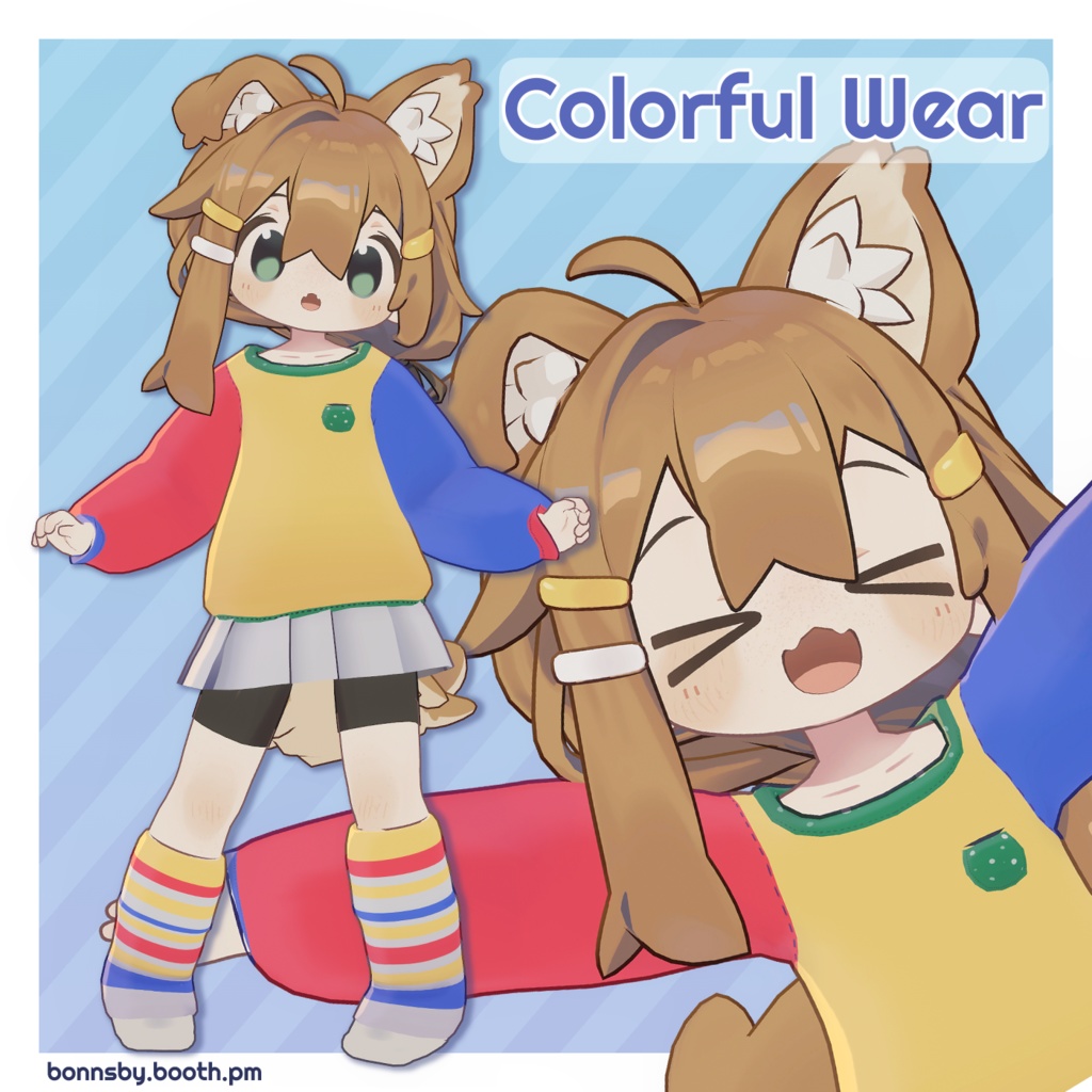 Colorful Wear v1.1 for まめひなた mamehinata - bonnsby - BOOTH